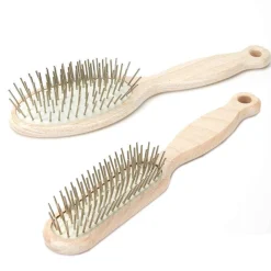 #1 All Systems Beachwood Handle Pin Brushes