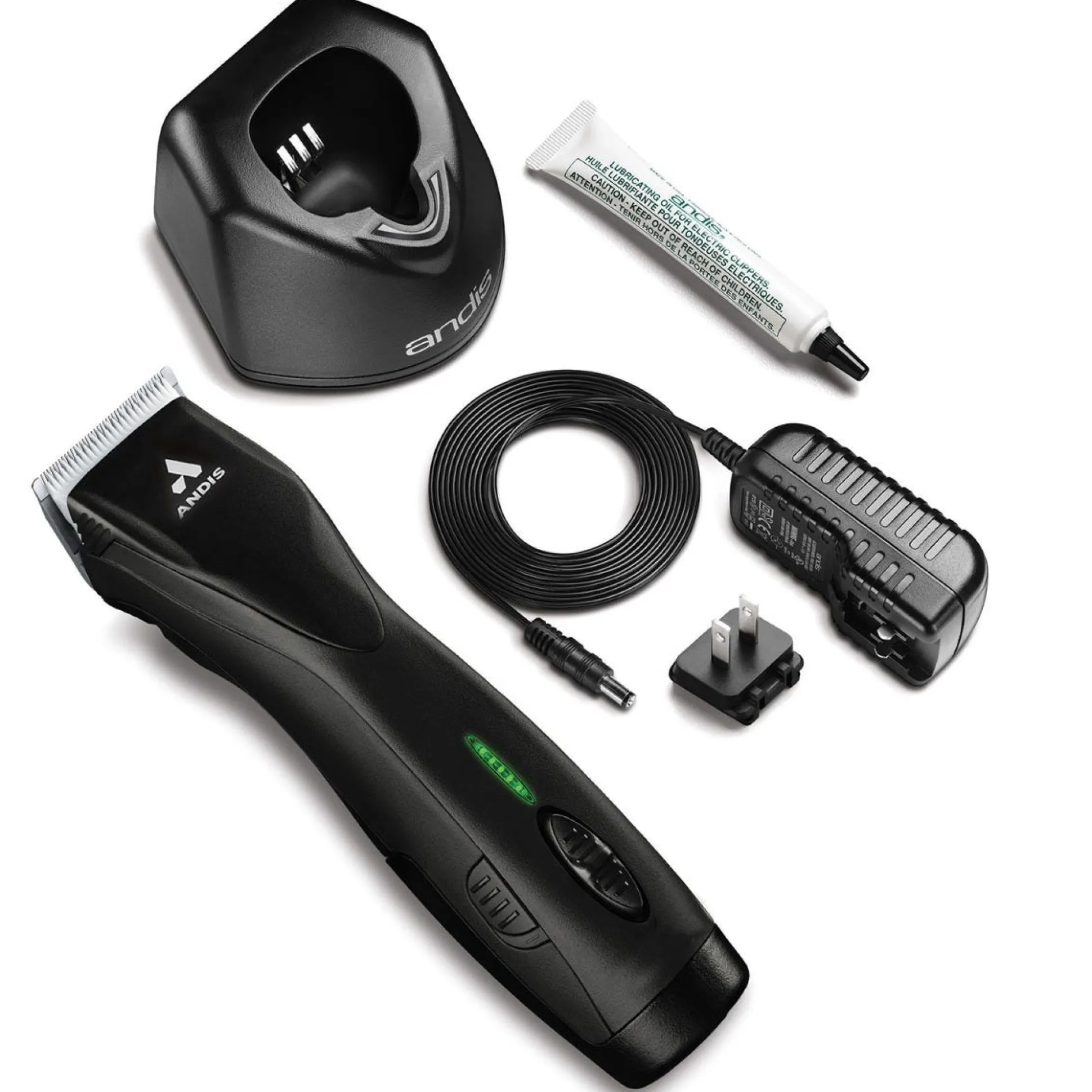 Andis Black Pulse ZR II 5-Speed Cordless Dog Hair Clippers