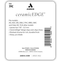 Andis CeramicEdge Blade 7Finish