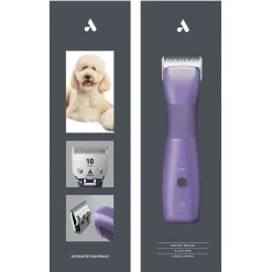 Andis eMERGE Cordless Dog Hair Clipper Purple