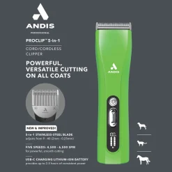 Andis ProClip 5-In-1 Cordless Clippers