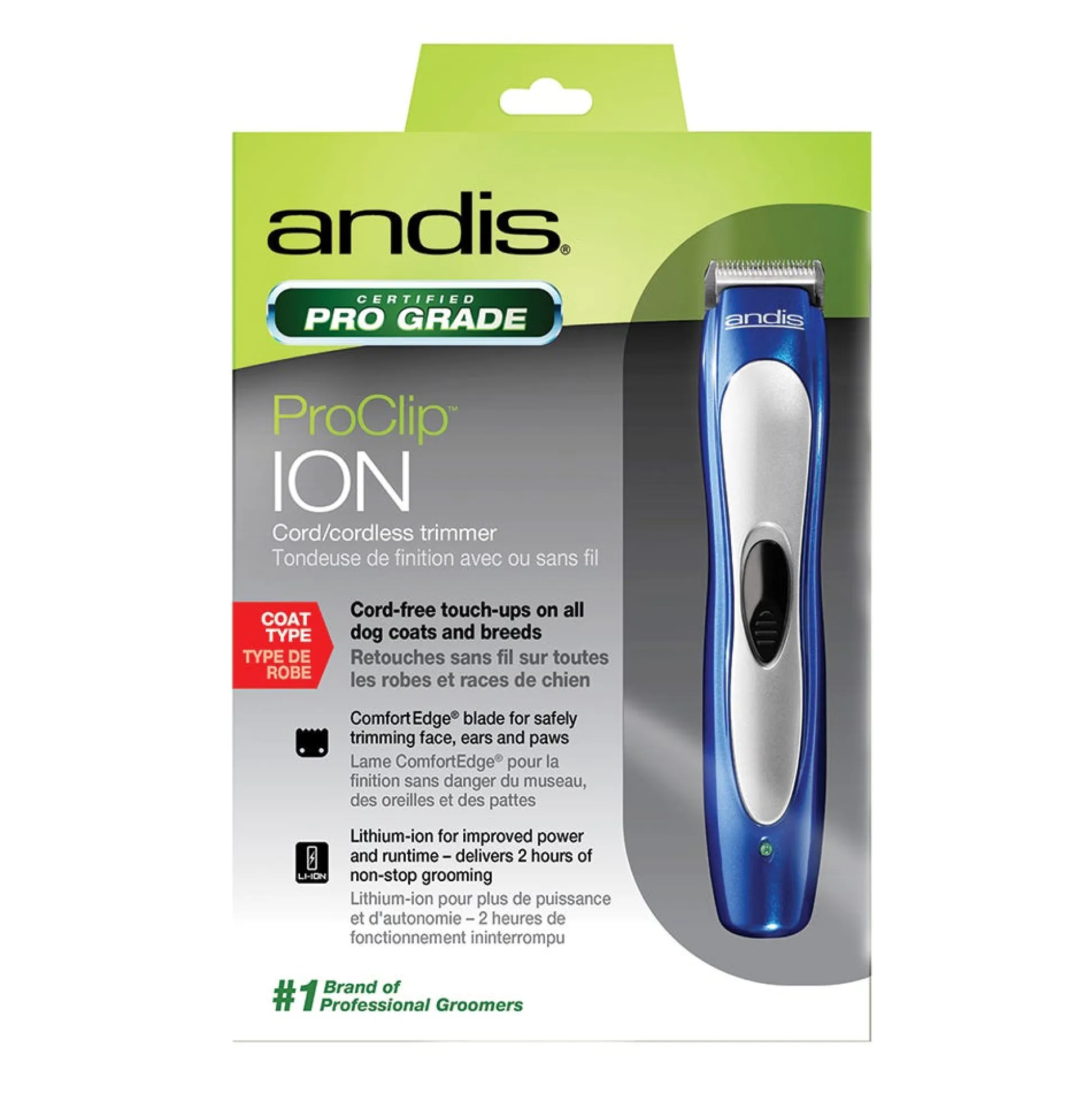 Andis ProClip Ion Blue Trimmers