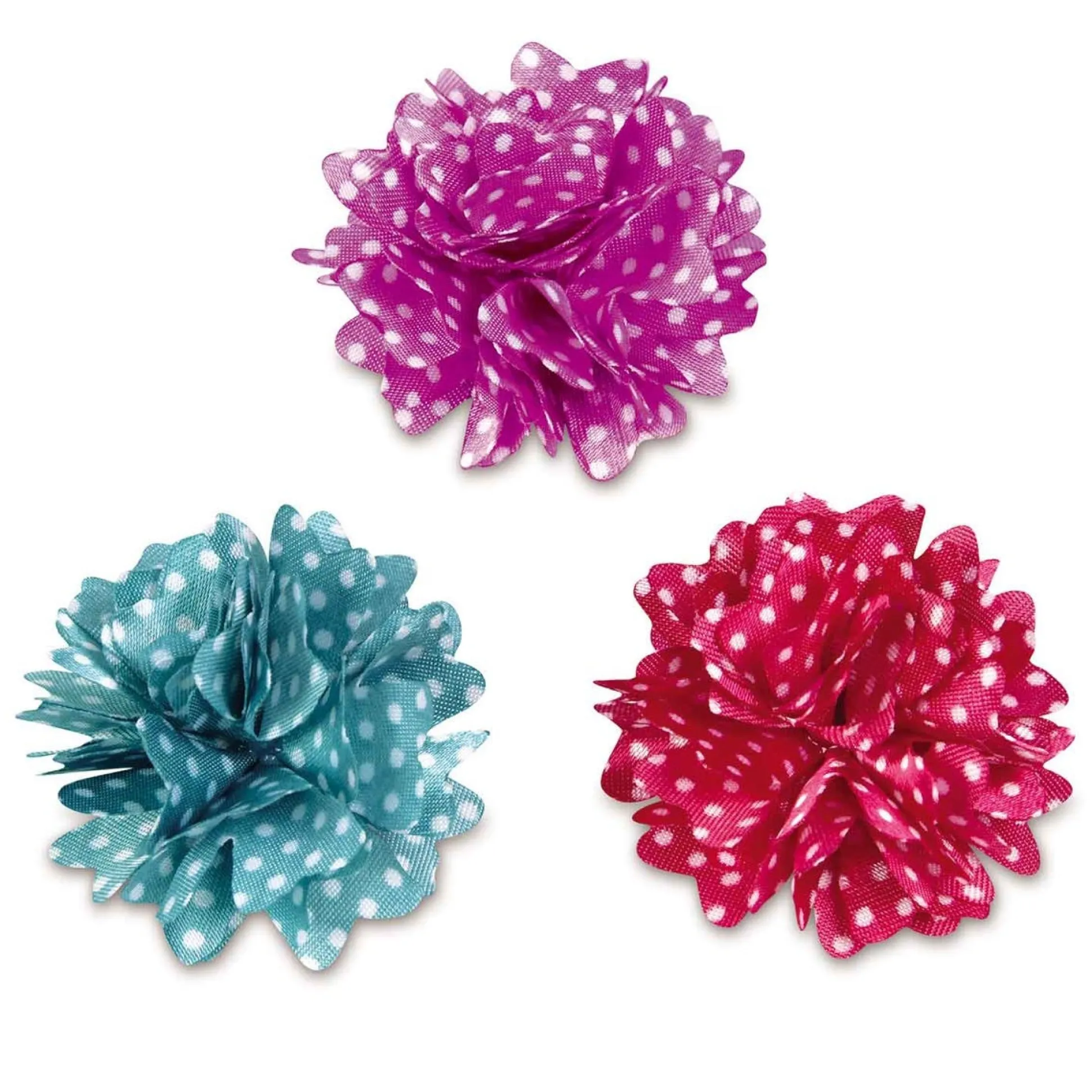 Aria Dot Rose Bows 48-Piece Canisters