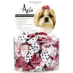 Aria Olivia Bow Canisters, 56 Pieces