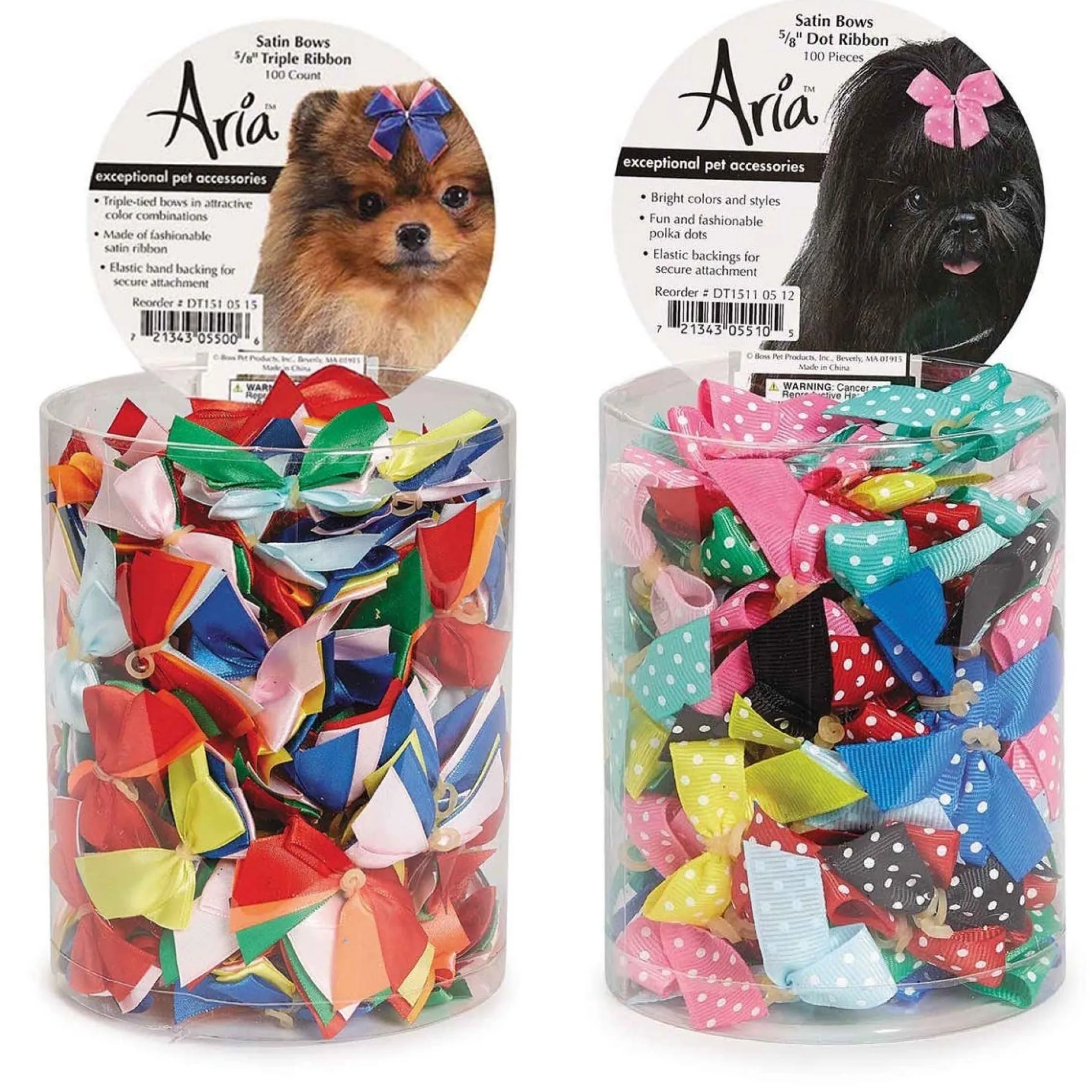 Aria 100-Piece Assorted Bow Canisters