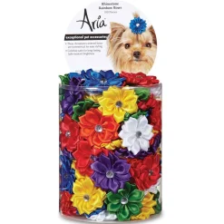Aria Rhinestone Rainbow Bows 100ct