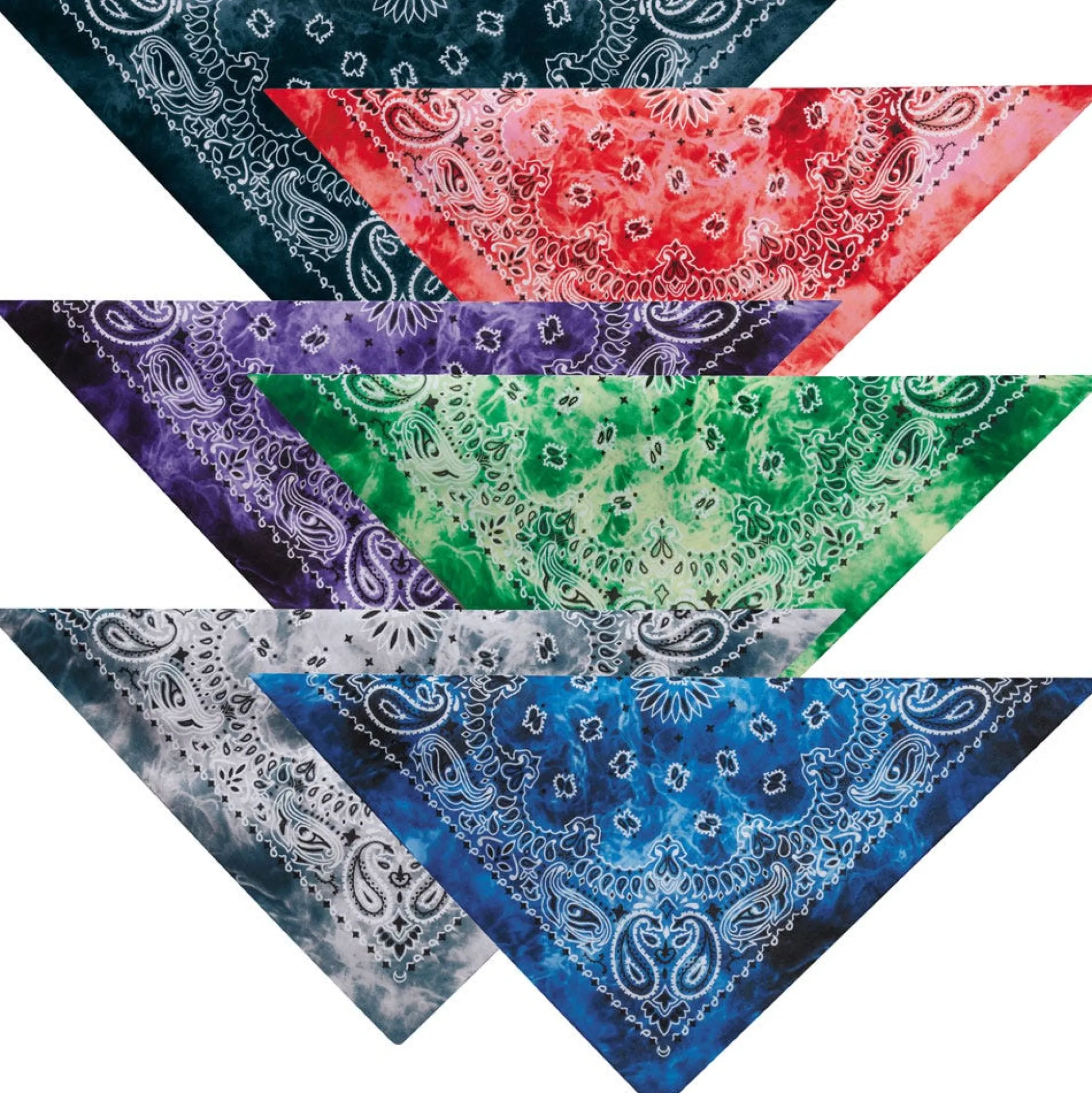 Aria Tie Dye Bandanas