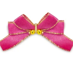 Aria Tiny Bows with Gold Bead Canister 100Pc