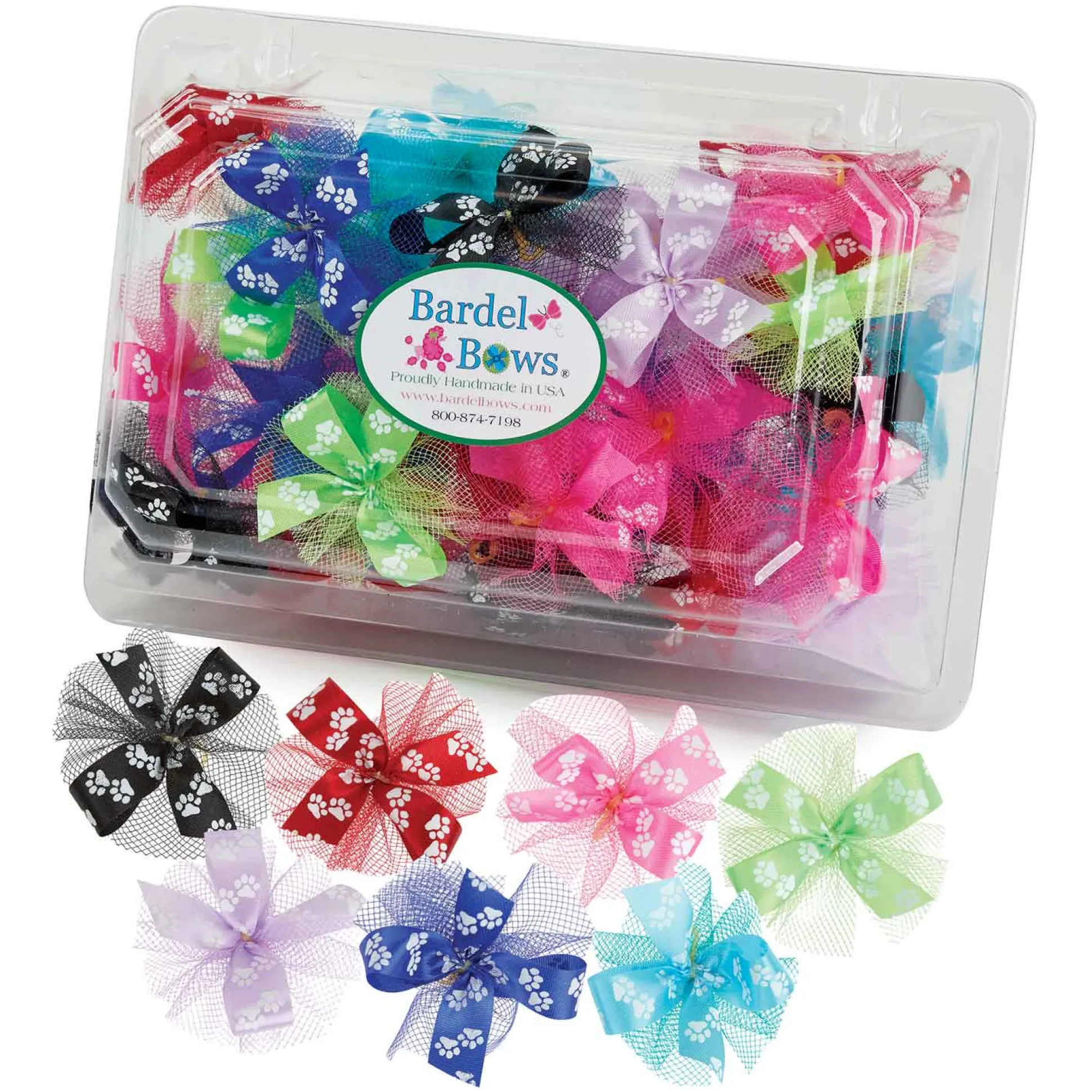 Bardel Bows Paw Print Bows