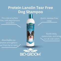 Bio-Groom Protein Lanolin Tear-Free Dog Grooming Shampoo