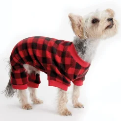 Casual Canine Buffalo Check Pajamas L