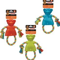 Chomper Large TPR Monkey with Rope Toys