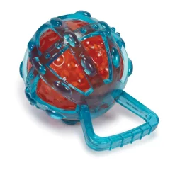 Chomper TPR Tug Toys with Caged Ball