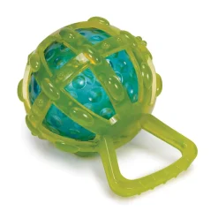 Chomper TPR Tug Toys with Caged Ball