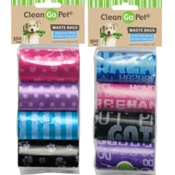 Clean Go Pet Dog Waste Bags, 8 Pack