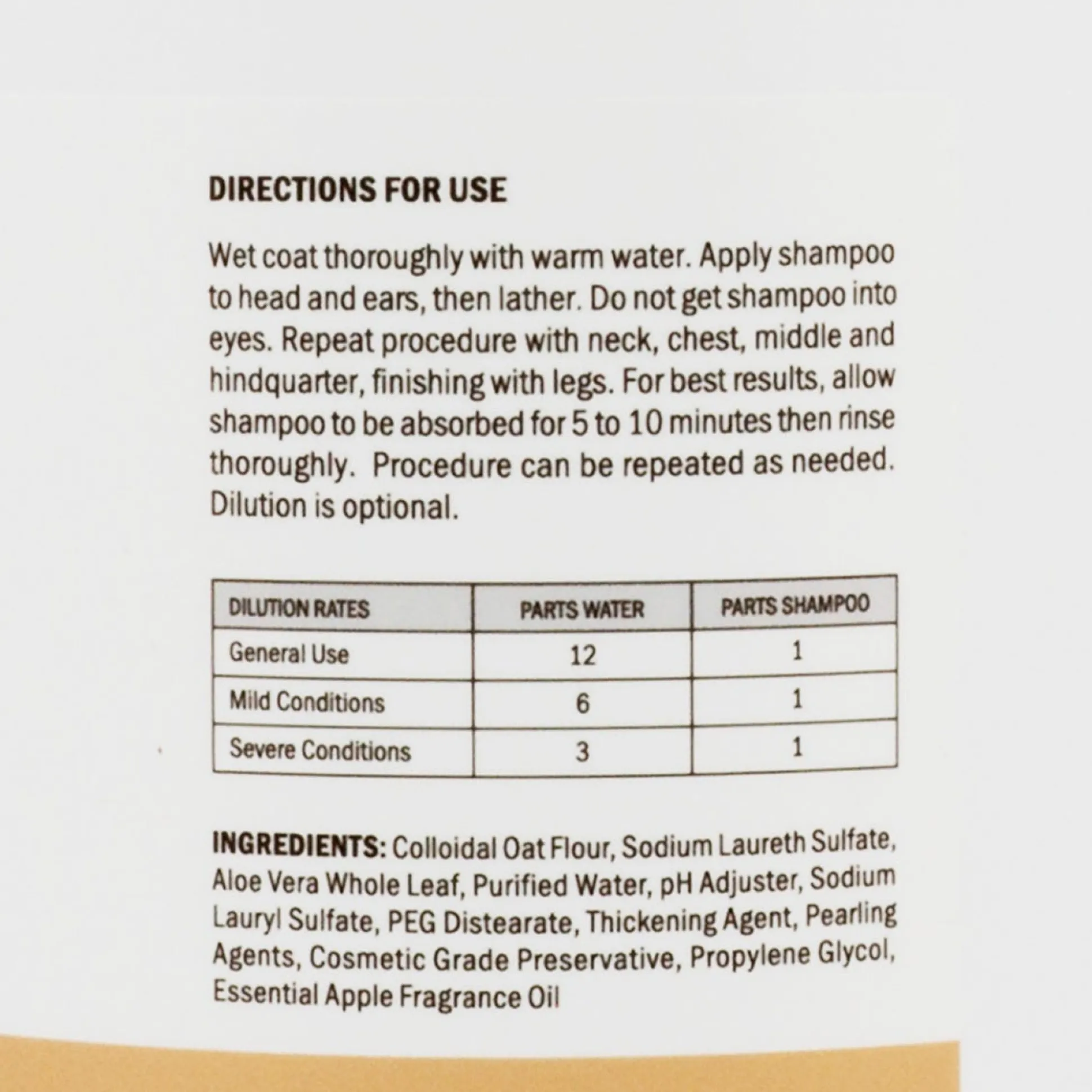 Davis Oatmeal & Aloe Dog Grooming Shampoo