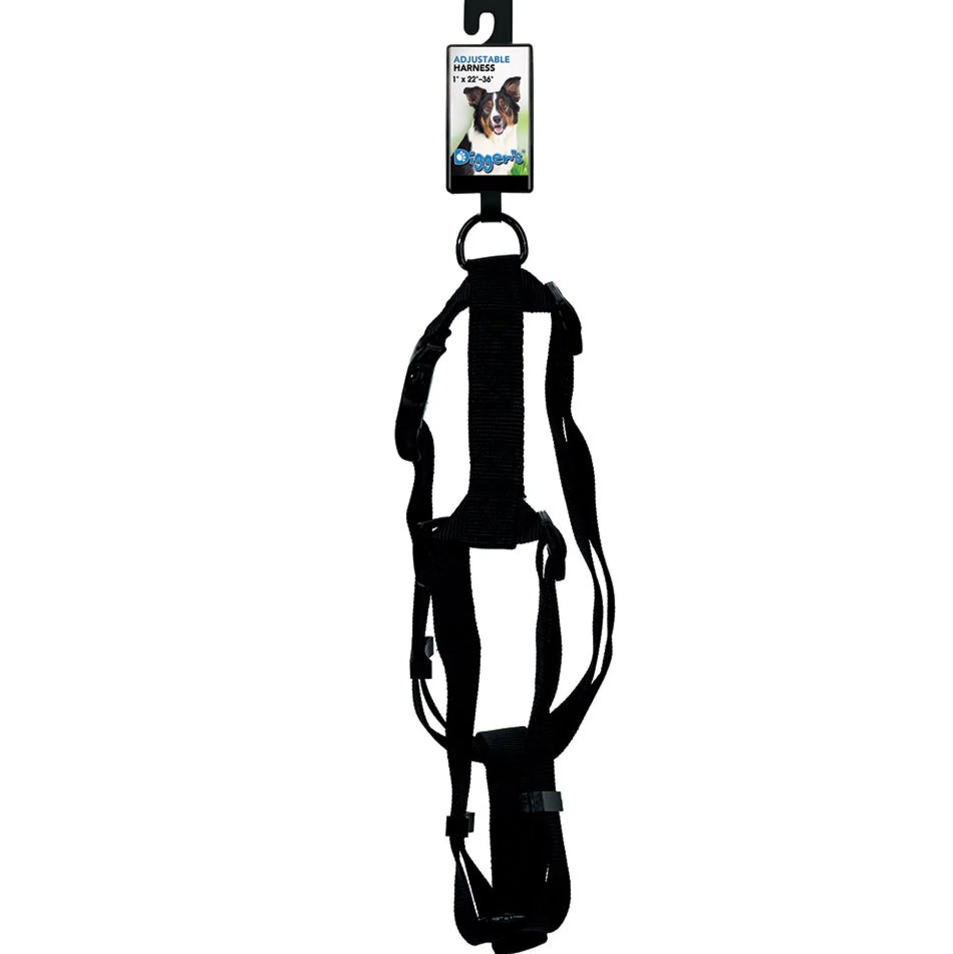 Digger's Adjustable Nylon Harness 1" x 22”–36”