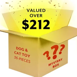 Dog & Cat Toy Mystery Box: 36 Pieces