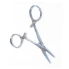 Dog Ear Hair Pulling Hemostat 3.5in Straight Locking