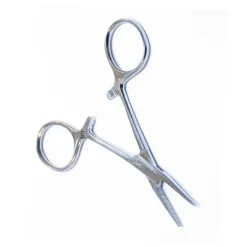 Dog Ear Hair Pulling Hemostat 3.5in Straight Locking