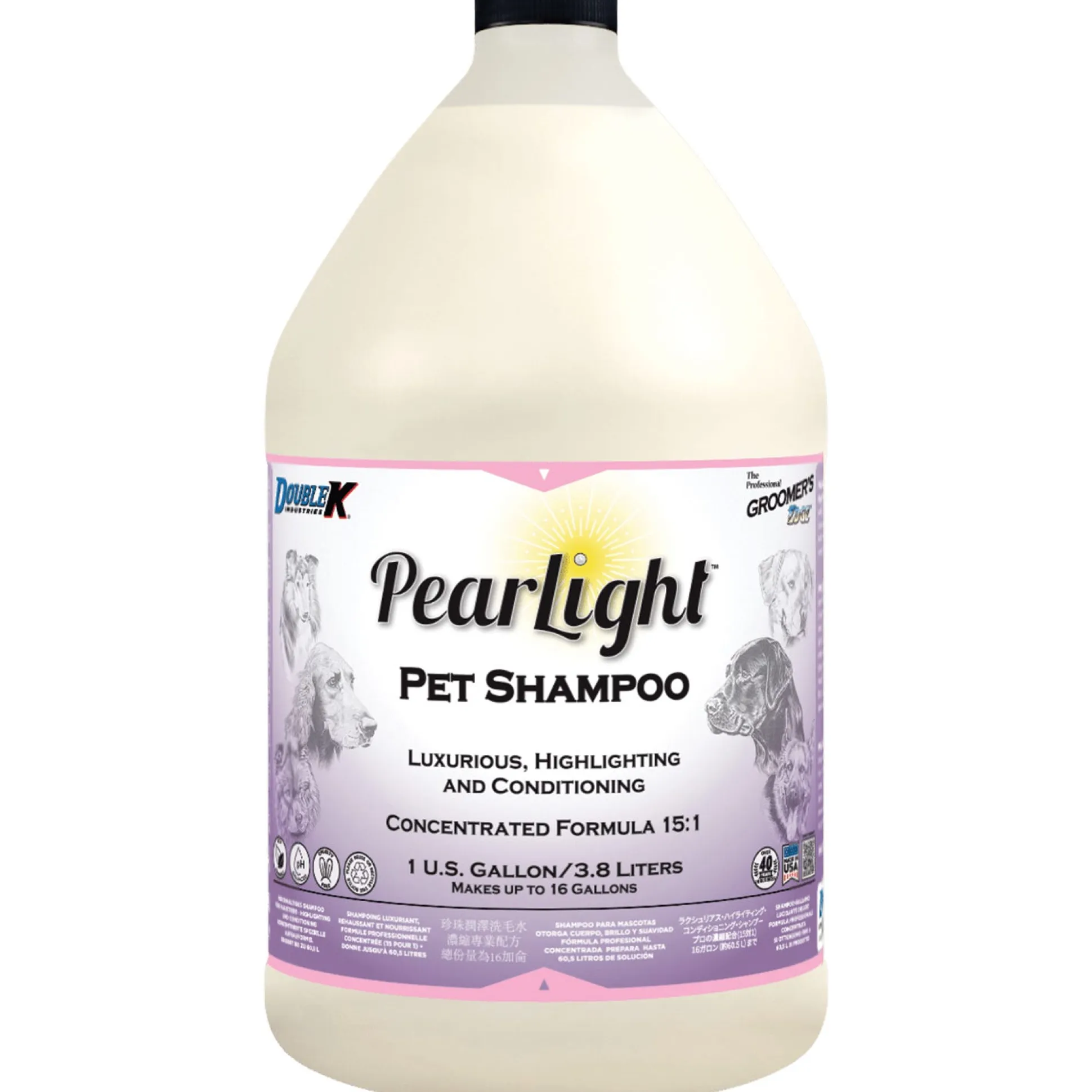 Double K Groomer's Edge PearLight Highlighting Shampoos