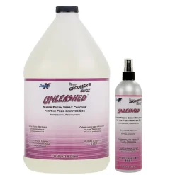 Double K Groomer's Edge Unleashed Dog Grooming Coat Cologne Gal