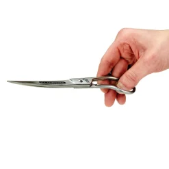 Dubl Duck Economy Stainless Steel Curved Shears-RH Reverse Curve