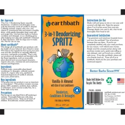 earthbath Dog Grooming Deodorizing Spritz
