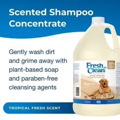 Fresh 'n Clean Oatmeal 'n Baking Soda 15:1 Dog Grooming Shampoo Gallon