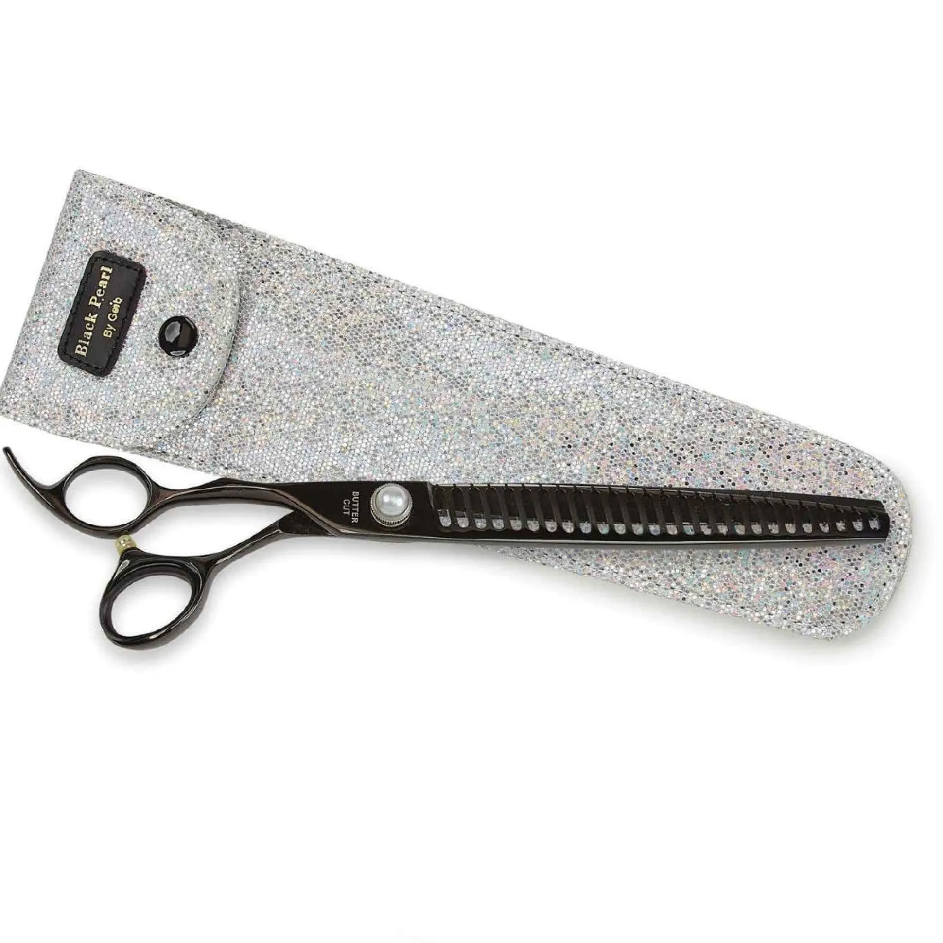 Geib Black Pearl Cobalt 8.5" 26-Tooth Lefty Sculpting & Finishing Shears