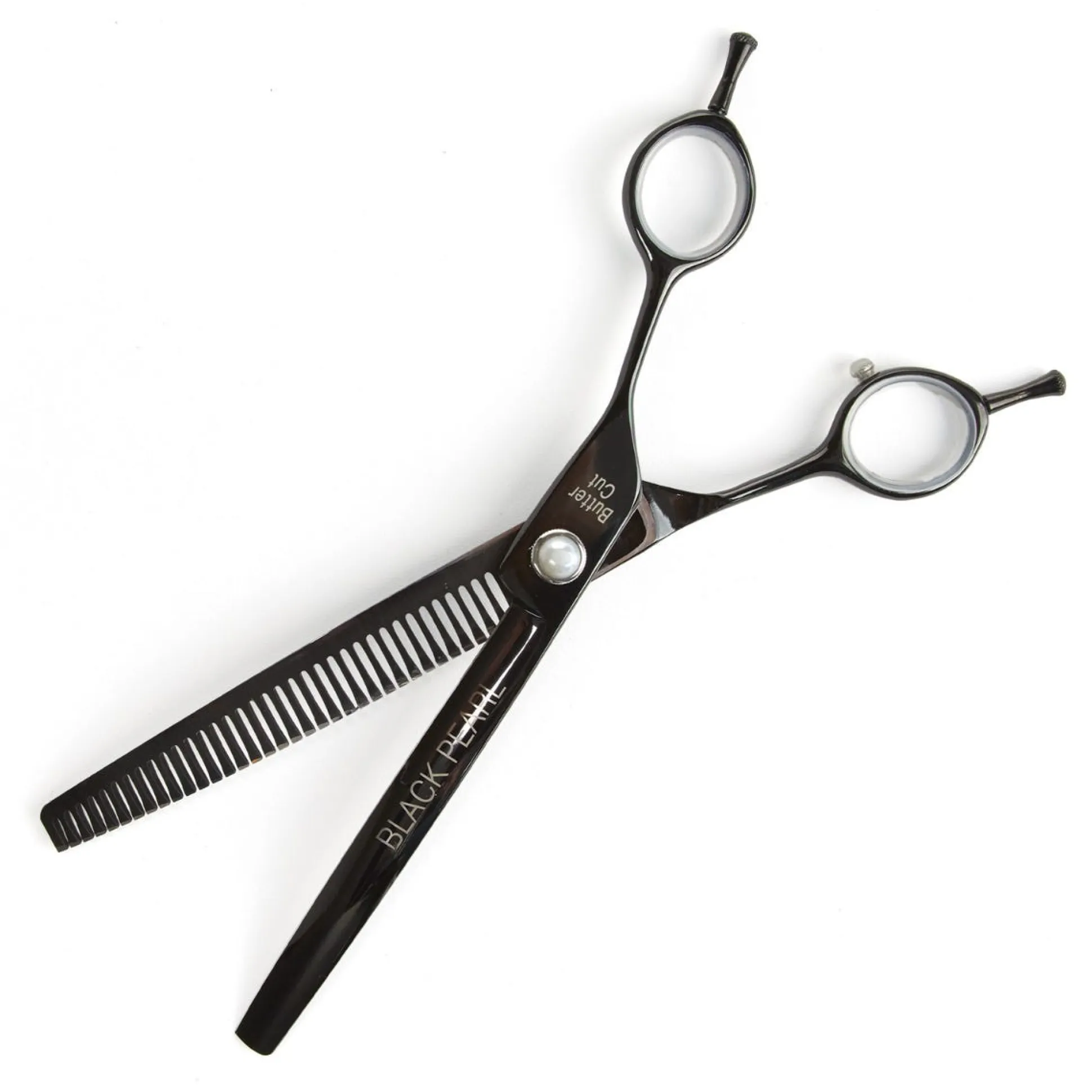 Geib Black Pearl 8" 35-Tooth Curved Sculpting & Finishing Shears
