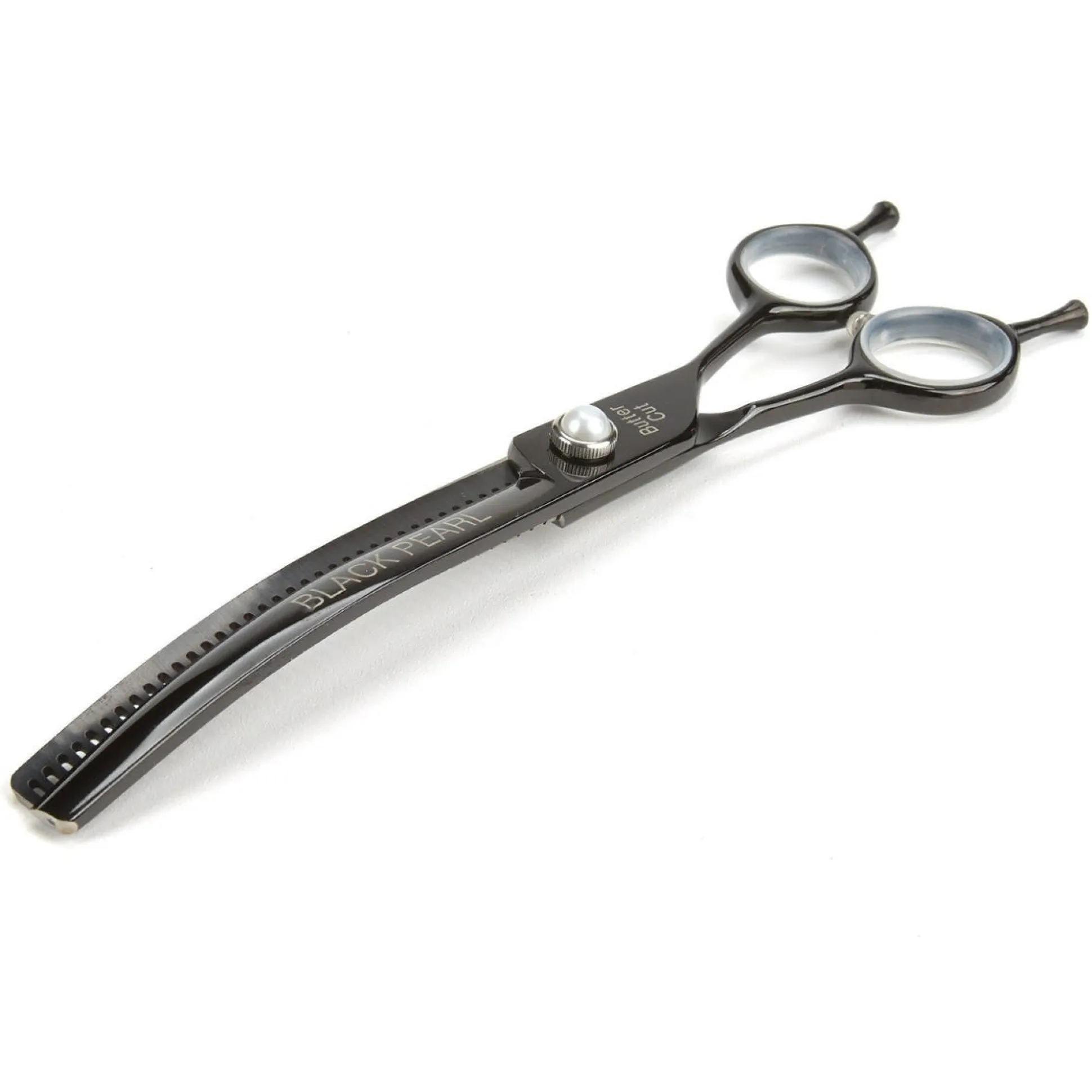 Geib Black Pearl 8" 35-Tooth Curved Sculpting & Finishing Shears