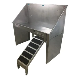 Groomer's Best ADA Compliant Stainless Steel Walk-Thru Dog Grooming Tubs