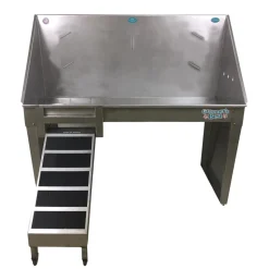 Groomer's Best ADA Compliant Stainless Steel Walk-Thru Dog Grooming Tubs