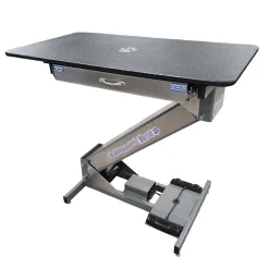 Groomer's Best Low-Profile Electric Dog Grooming Table - Black