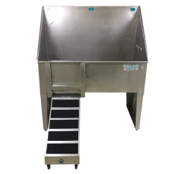 Groomer's Best Walk-Through Stainless Steel Dog Grooming Tubs