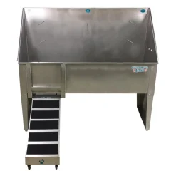 Groomer's Best Walk-Through Stainless Steel Dog Grooming Tubs