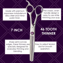 Kenchii Scorpion 46 Tooth Thinning Shear