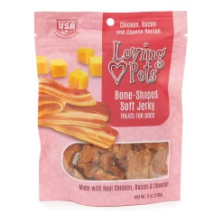 Loving Pets Bone-Shaped Soft Jerky 6 oz