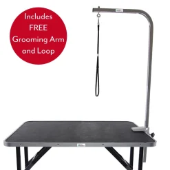Master Equipment Dog Grooming Table w/Arm 42x24x30In