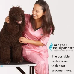 Master Equipment Dog Grooming Table with Arm 30x18x32In