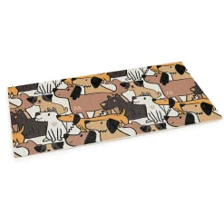 Master Equipment 48in Hair Catching Mat for Dog Grooming Tubs, Brown