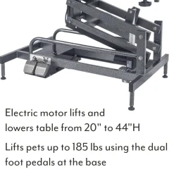 Master Equipment Origin III Electric Grooming Table with Outlets