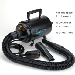 Master Equipment PowerDri System Canister Dog Dryers with GFCI Plug