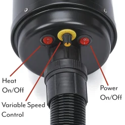 Master Equipment PowerDri System Canister Dog Dryers with GFCI Plug