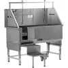 Master Equipment Pro Deluxe II Stainless Steel Dog Grooming Tub Left Door