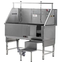 Master Equipment Pro Deluxe II Stainless Steel Dog Grooming Tub Right Door