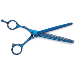 Master Grooming Tools 5200 Blue Ti 42T Thining Shear Left