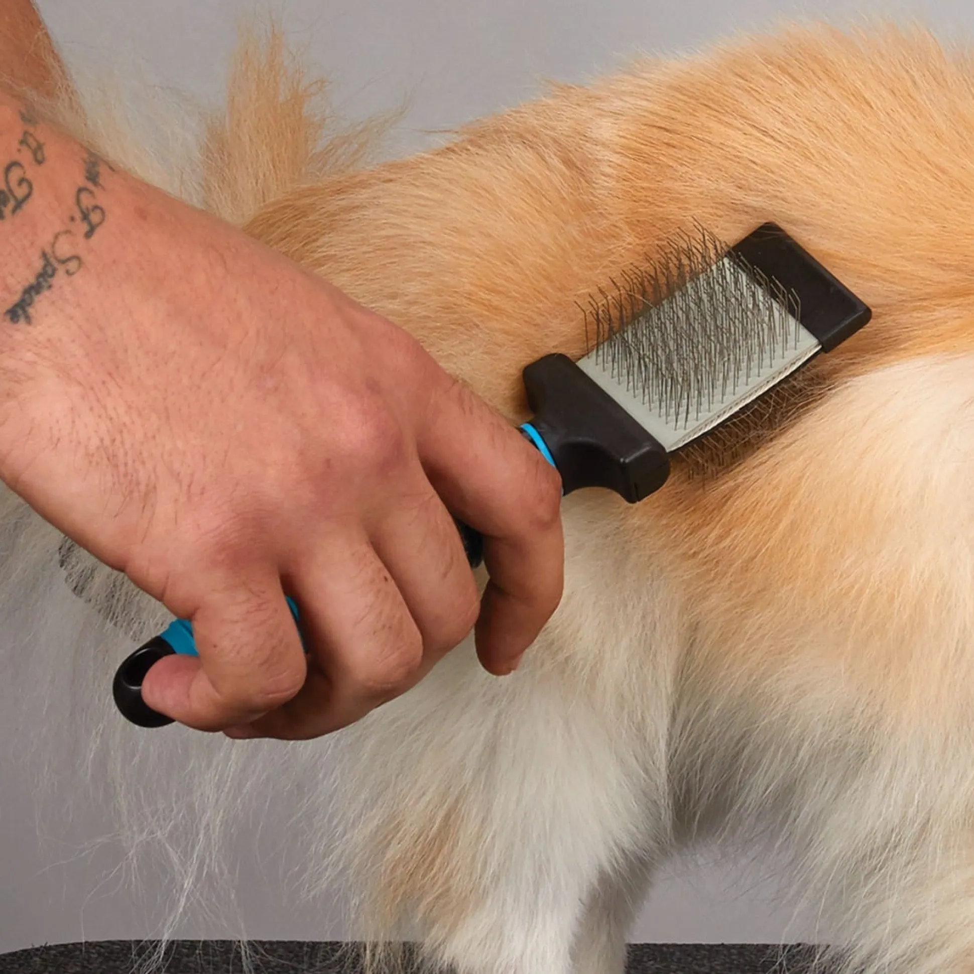 Master Grooming Tools Double-Sided Flexible Slicker Brushes