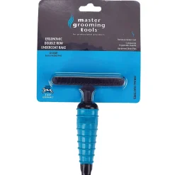 Master Grooming Tools Ergonomic Double Row Undercoat Rakes